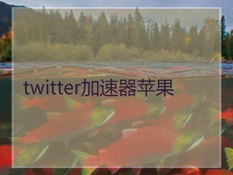 twitter加速器苹果