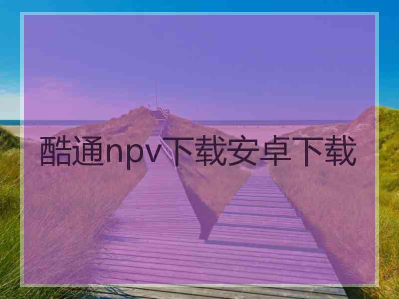 酷通npv下载安卓下载