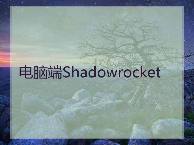 电脑端Shadowrocket