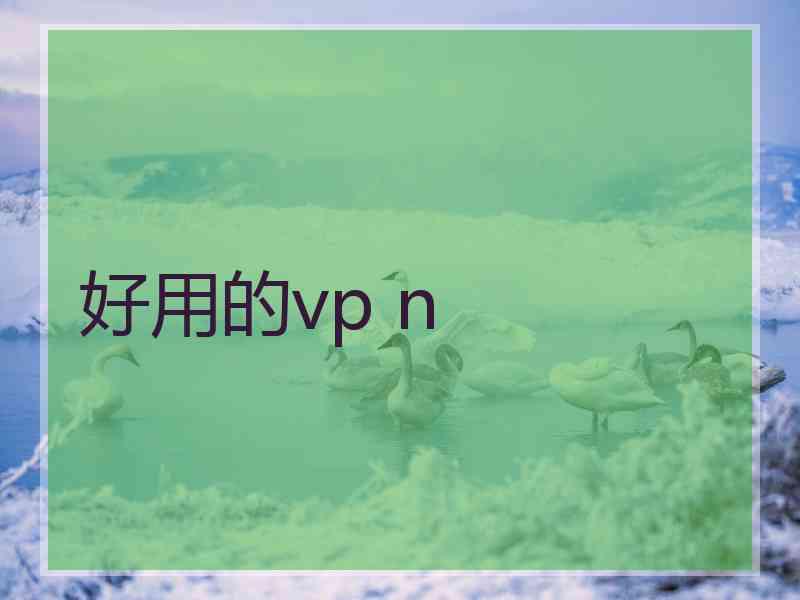 好用的vp n