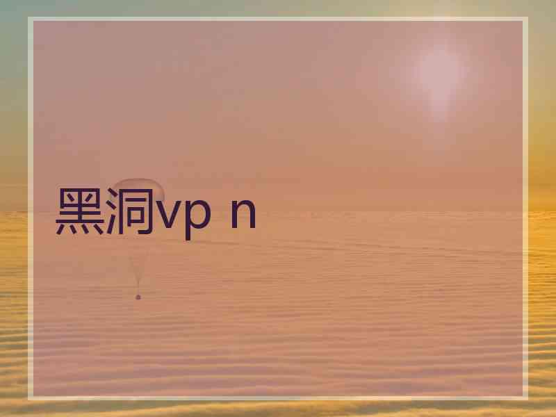 黑洞vp n