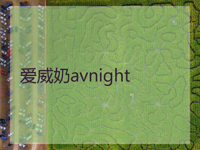 爱威奶avnight