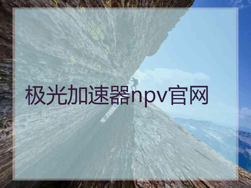 极光加速器npv官网