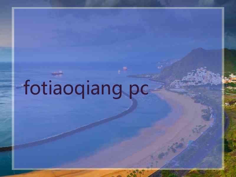 fotiaoqiang pc