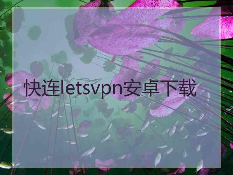 快连letsvpn安卓下载