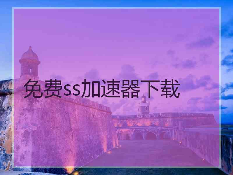 免费ss加速器下载