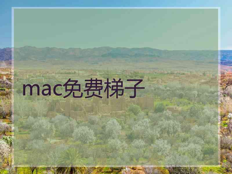 mac免费梯子