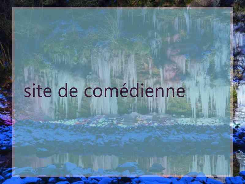 site de comédienne