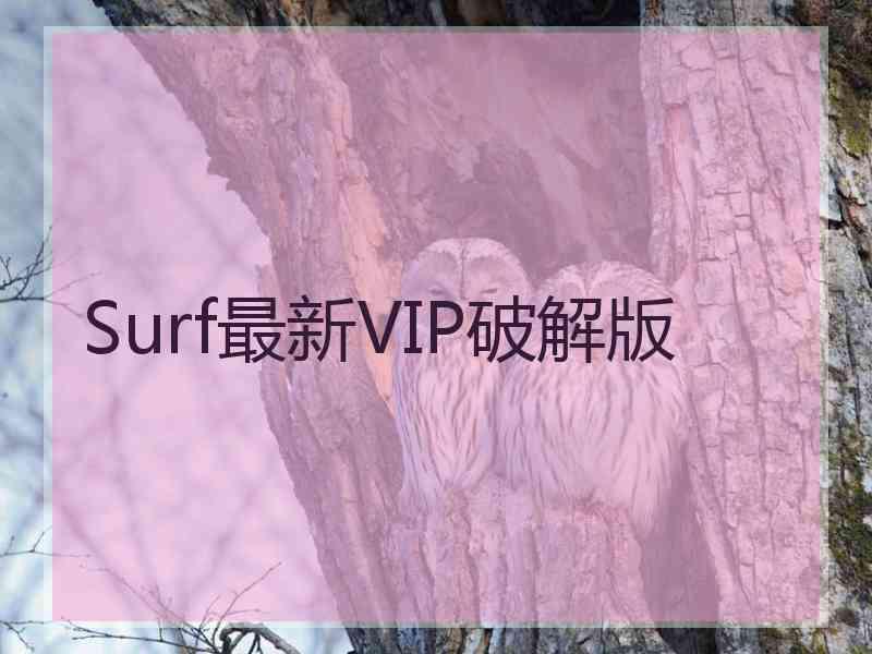 Surf最新VIP破解版