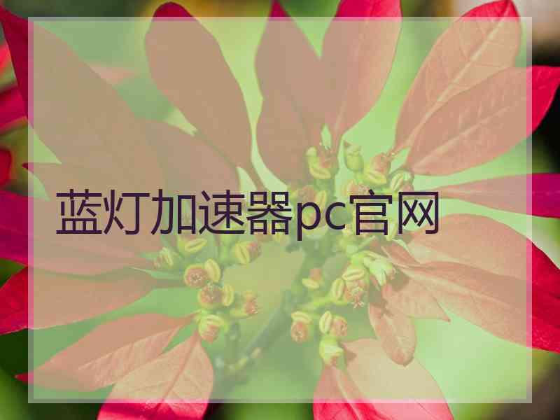 蓝灯加速器pc官网