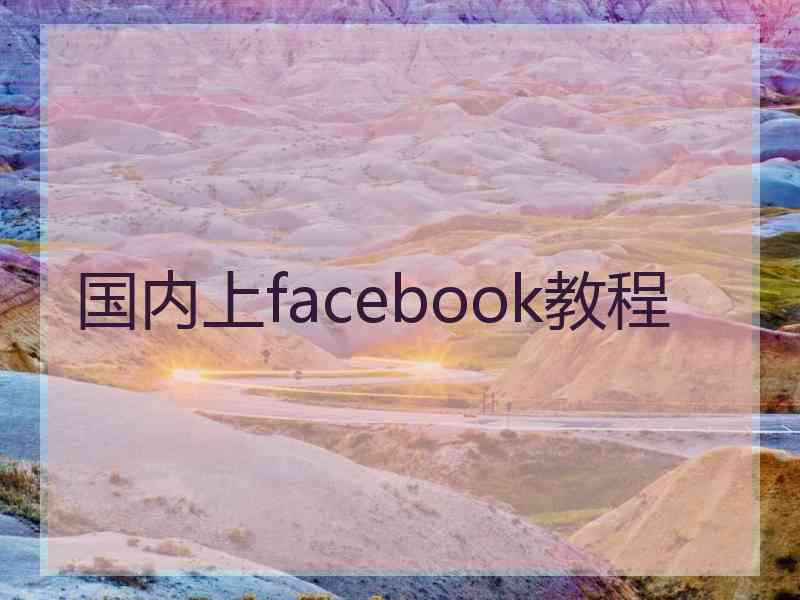 国内上facebook教程