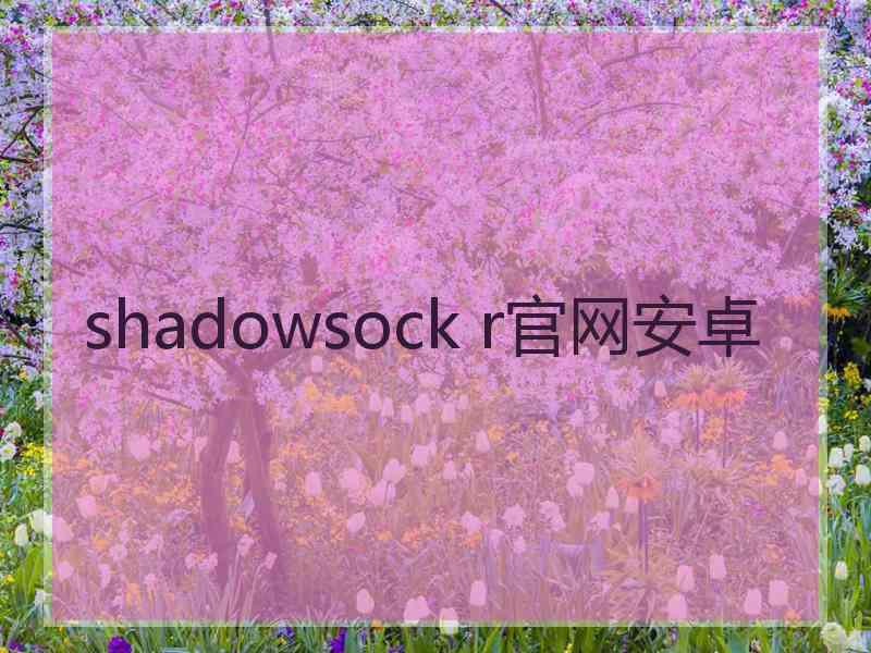 shadowsock r官网安卓