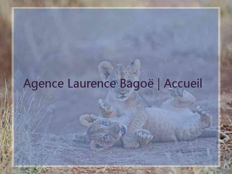 Agence Laurence Bagoë | Accueil