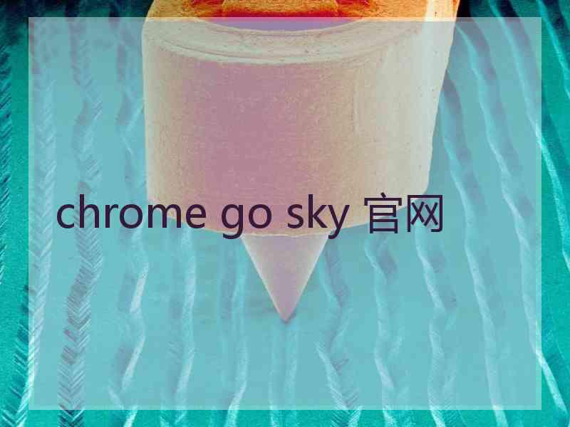 chrome go sky 官网