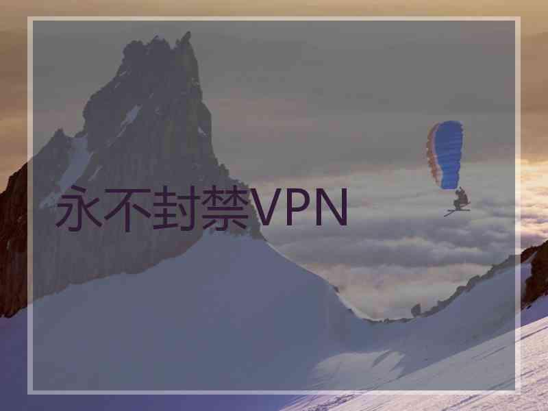 永不封禁VPN