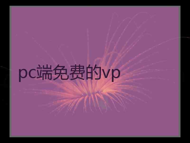 pc端免费的vp