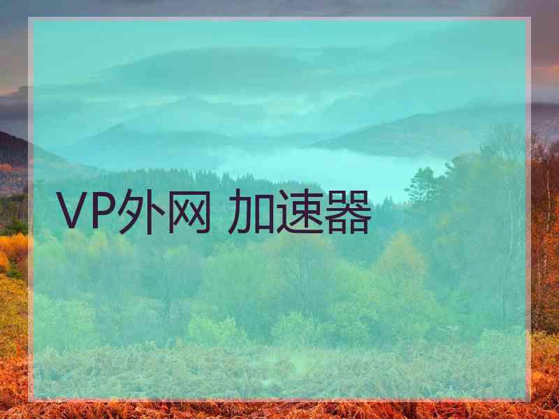 VP外网 加速器