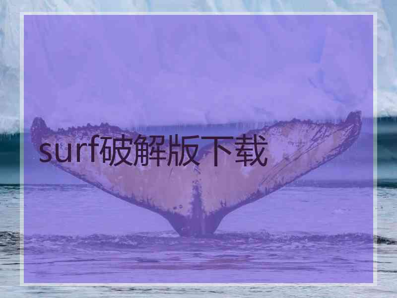 surf破解版下载