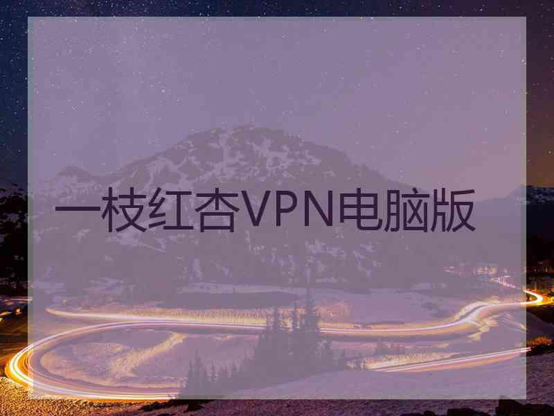 一枝红杏VPN电脑版