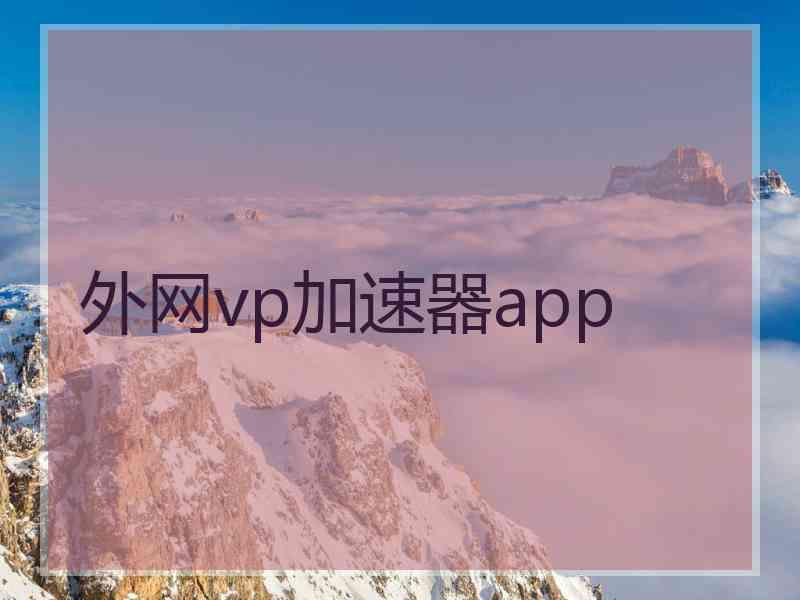 外网vp加速器app