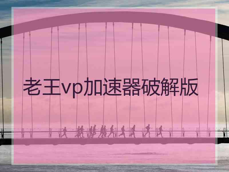 老王vp加速器破解版